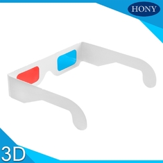 Popular anaglyph 3d glasses red cyan For Normal PC / 3D Books And 3D Magazines