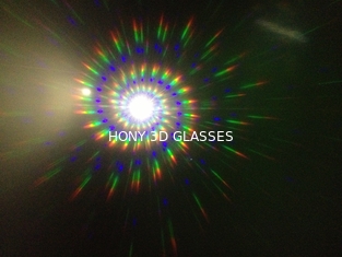 Paper Diffraction 3D Fireworks Glasses Spiral 3d Holographic Glasses Full Color Print