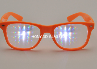 Customized Plastic 3d Fireworks Glasses With Strong 13500 Clear Diffraction Lens