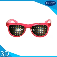 PH0028 Flip Up 3D Diffraction Glasses With CE FCC RoHS Strong Effect Glasses