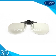 Clip Type Plastic Circular Polarized Real 3d Glasses Anti Glare