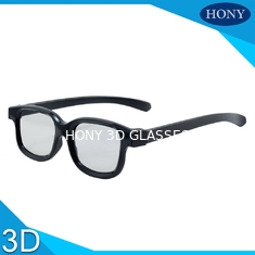 ABS Frame Circular Polarized 3D Glasses For Adults