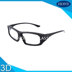 Plastic Universal Circular Polarized 3D Glasses Passive 3D Cinema Eyewear