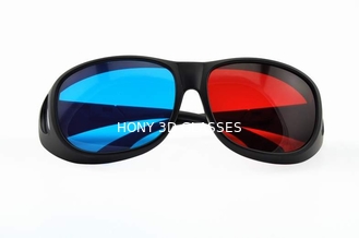 Foldable Plastic Red Cyan Anaglyph 3D Glasses For Normal Tv Or Computer