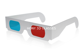 Paper Frame Anaglyph 3D Glasses Red And Blue For Home Theater