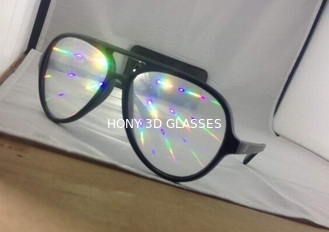 Rainbow Plastic Diffraction Glasses 