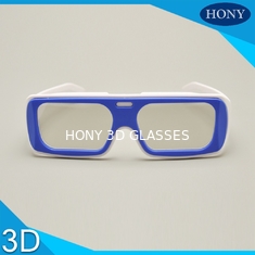 IMAX Reusable Linear Polarized 3D Glasses White / Blue Frame For Adult