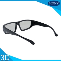 Adult Linear Polarized 3D Glasses , Passive 3D Glasses With Black Frame