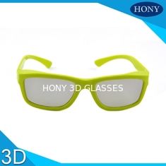 Soft Frame Linear Polarized 3D Glasses Light Weight For Kino Theater