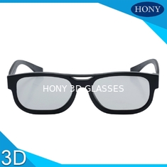 Passive Linear Polarized 3D Glasses ABS Plastic Frame For Movie Theatre