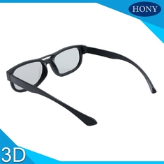 Passive Linear Polarized 3D Glasses ABS Plastic Frame For Movie Theatre