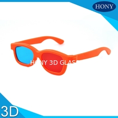 Kids / Adult Anaglyph 3D Glasses Red Cyan Light Weight 150 * 48 * 165mm