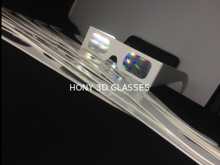 Hony Brand Paper Diffraction Grating Glasses With Color Print Frame