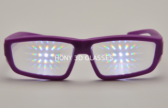 Promotional Plastic Diffraction Glasses With Clear Fireworks Film