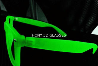 Fluorescence 3d Diffraction Glasses With Pc Clear Diffraction Lens Eco Friendly