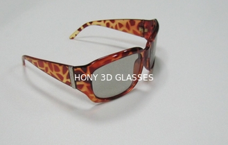 PC Plastic Circular Polarized 3d Glasses With Sun Glasses Frame