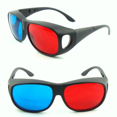 Reusable Plastic Anaglyph 3D Glasses Video For Children Or Adult Use