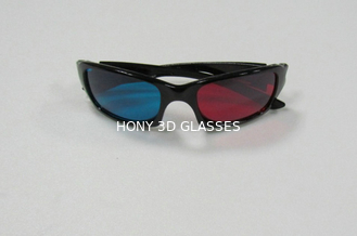 1.6mm PET Lenses Plastic Red Cyan 3D Glasses For Computer Game , Movie