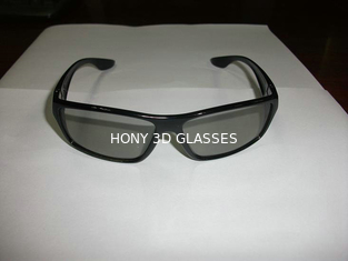 Real Linear Polarized 3D Glasses For Home Theater , 0.72mm Thickness