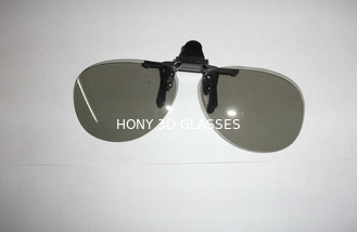Clip Linear Polarized 3D 4D 5D 6D Glasses For Museum With Metal Holder