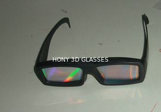 Designer ABS plastic frame rainbow 3d fireworks glasses for watching movies