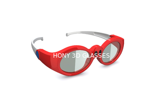 Customized Color DLP Link 3D Glasses For Kids , Optoma Projector Glasses