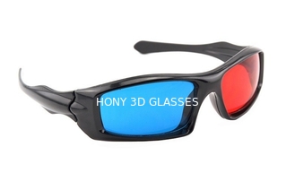 Reusable Plastic Red Cyan 3D Glasses / anaglyph red blue 3d glasses