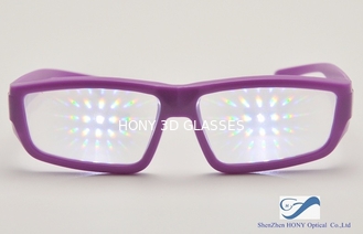 Plastic Frame Circular Polarized 3D Glasses Anti Scratch For Cinema