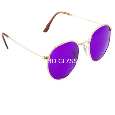 EN71 UVB Circularly Polarized Glasses Metal Frame For Man Women