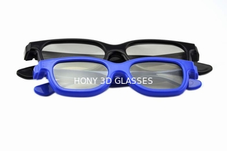 Kids Plastic Frame Active Shutter Glasses , Linear Polarized Reald 3D Glasses