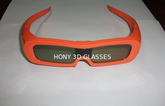 Orange Frame Universal Active Shutter 3D Glasses For Samsung TV