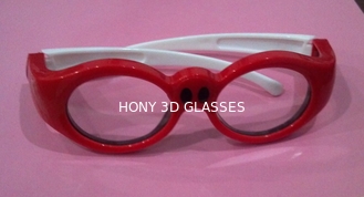 Ultra Clear DLP Link 3D Glasses For Kids With Red Plastic Frame
