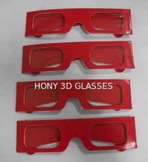 Paper Passive Stereoscopic 3d Glasses / Clear Lens 3d Glasses Universal
