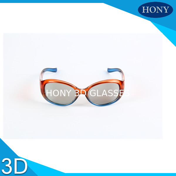 Children Circular Polarized 3d Player , 3d Polarized Glasses 0.7mm Thickness Pc Frame