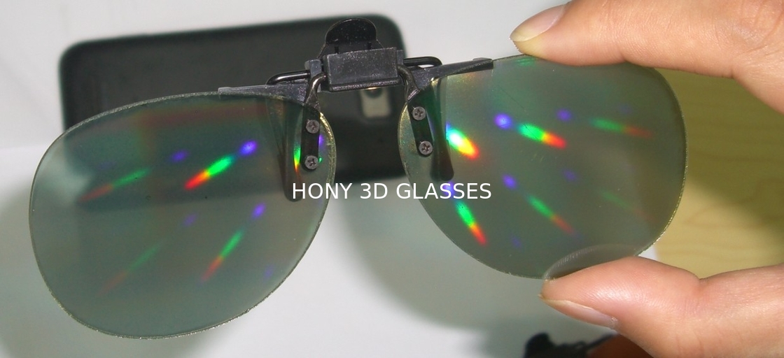 Full Color Plastic Frame 3D Fireworks Glasses Diffraction Lense Disposable