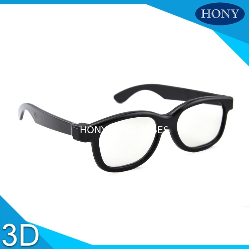 Plastic Circular Polarized 3D Glasses For Movies With Different Color Frame