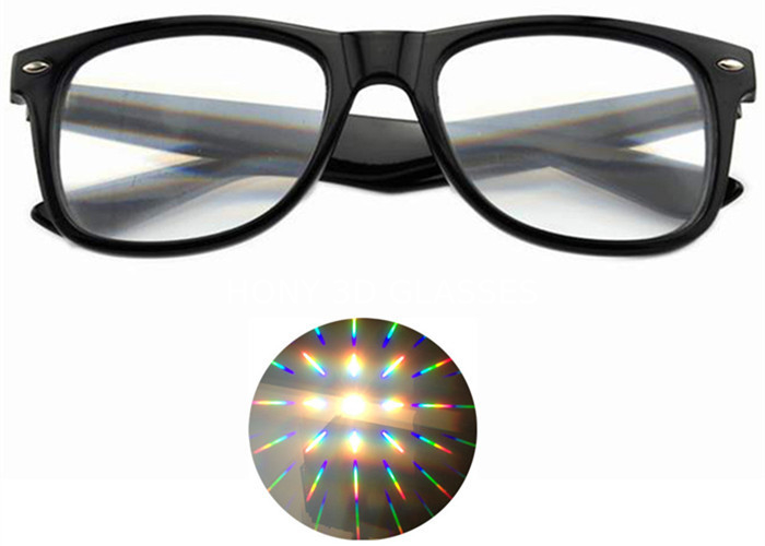 Premium Diffraction Prism Rave Glasses Rainbow Glasses For New Year Holidays Parties