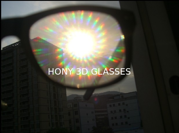 LED Displays 3D Fireworks Glasses Plastic Frame Spiral Effect