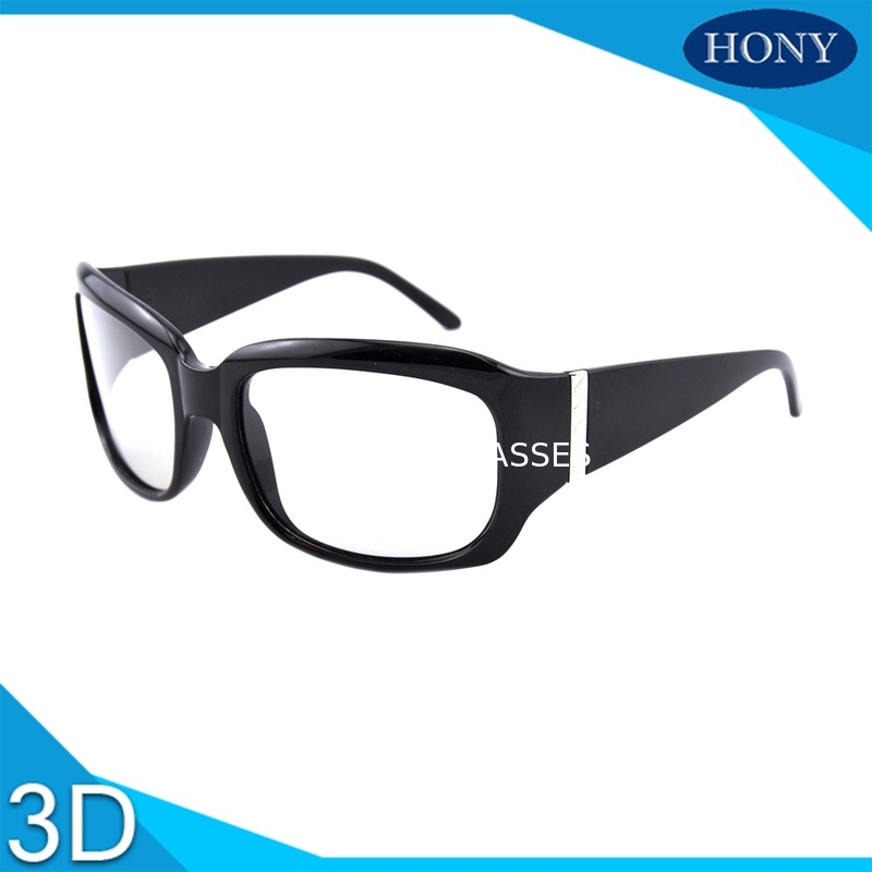 Reusable Anti Scratch Linear Polarized 3D Glasses 141 * 53 * 156mm