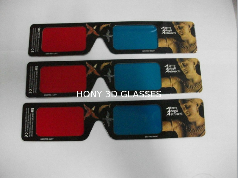 Polarized Chromadetph Paper Anaglyph 3D Glasses Red Blue For 3D Picture