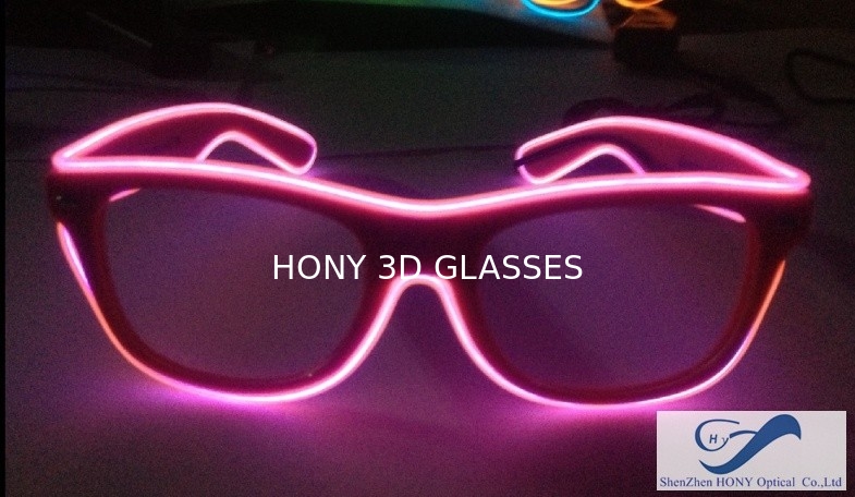 Party Show Flash Light Glasses 0.75mm Lens With PC Plastic Frame