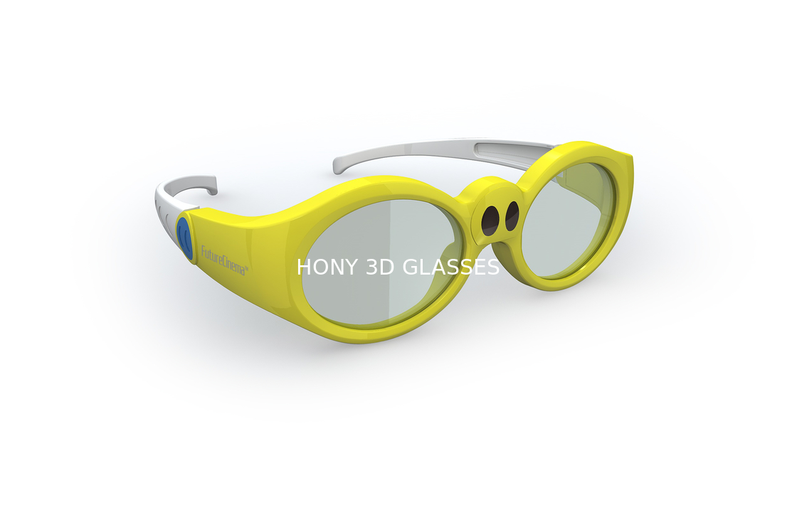 Cinema Stereo Digital Active 3D Glasses Artistic Design With Elegance Appearance