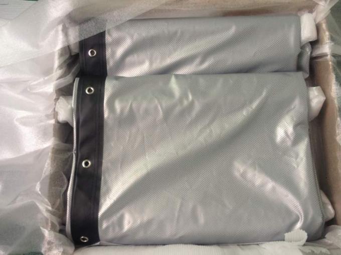 60 Inch 400 Inch Silver Projection Screen Fireproof Waterproof For