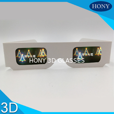 Christmas Tree Diffraction 3D Fireworks Glasses For Party , CE / Rohs / SGS