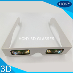 Christmas Tree Diffraction 3D Fireworks Glasses For Party , CE / Rohs / SGS