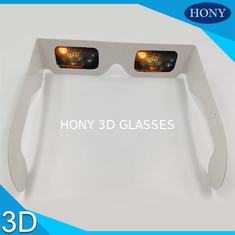 Double Cardboard Frame heart diffraction glasses , 3d eye glasses For Lovers