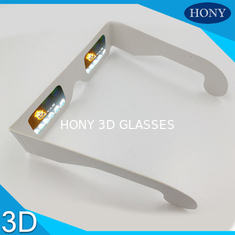 PVC Circular Polarized 3D Glasses For Entertainment , Snow Man Diffraction Effect