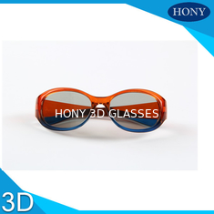 Children Circular Polarized 3d Player , 3d Polarized Glasses 0.7mm Thickness Pc Frame