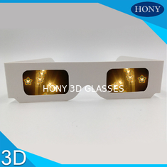 Christmas Snowman Party 3D Fireworks Glasses Rainbow paper diffraction glasses