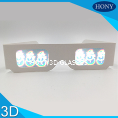 Christmas Snowman Party 3D Fireworks Glasses Rainbow paper diffraction glasses